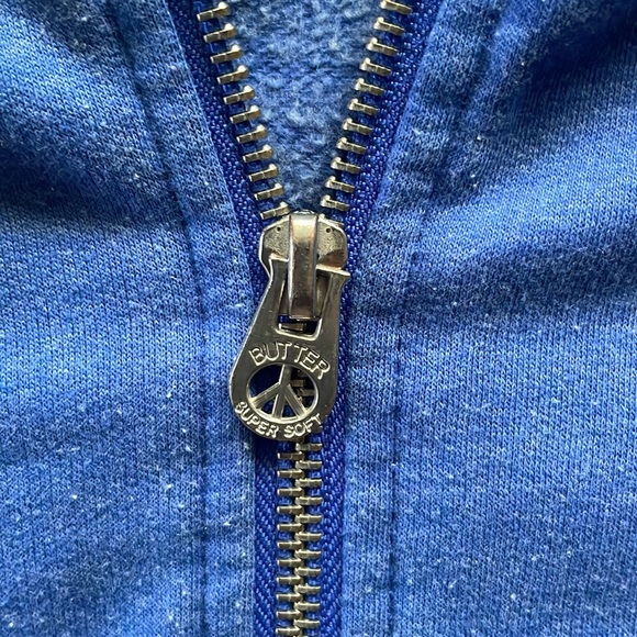 Butter Zip Front Sunflower Super Soft Hoodie Sweatshirt - Medium - Picture 6 of 9